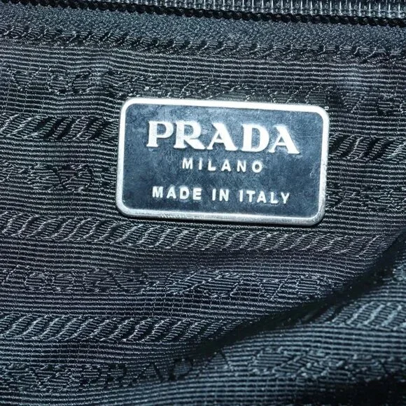 PRADA Backpack Nylon Green Silver Auth 154589 - Picture 11 of 16